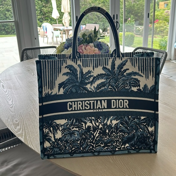 CHRISTIAN DIOR Canvas Large Book Tote - Picture 1 of 9
